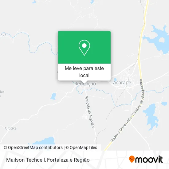 Mailson Techcell mapa