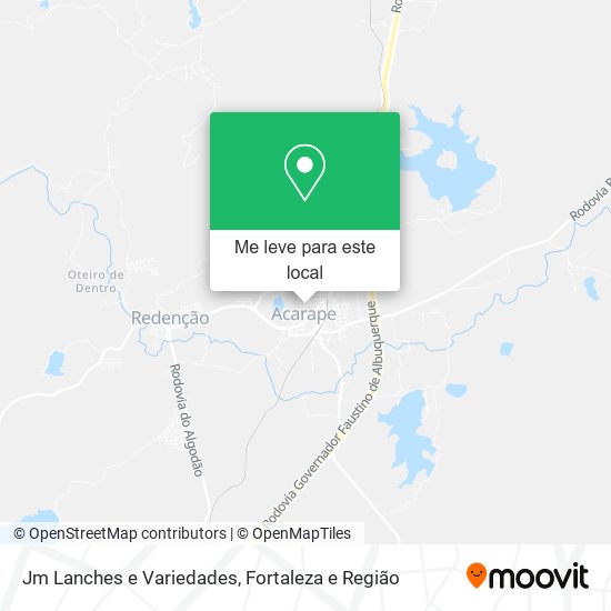 Jm Lanches e Variedades mapa