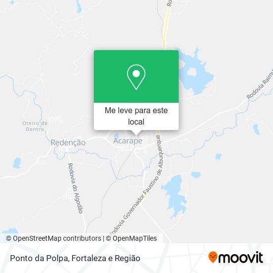 Ponto da Polpa mapa