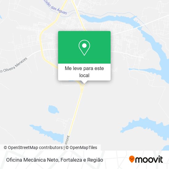 Oficina Mecânica Neto mapa