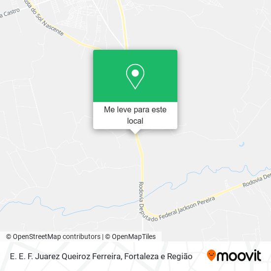 E. E. F. Juarez Queiroz Ferreira mapa