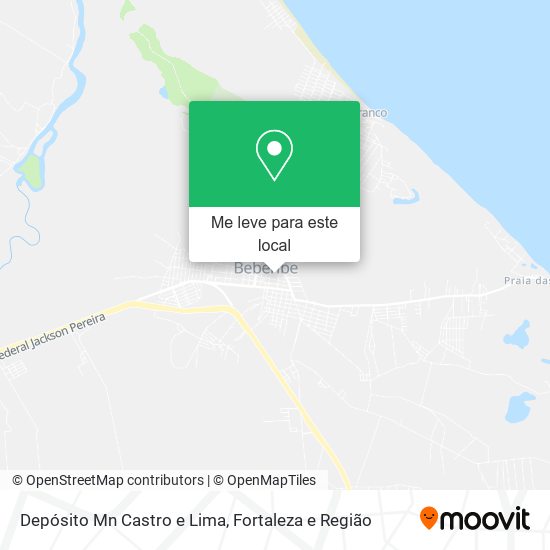Depósito Mn Castro e Lima mapa