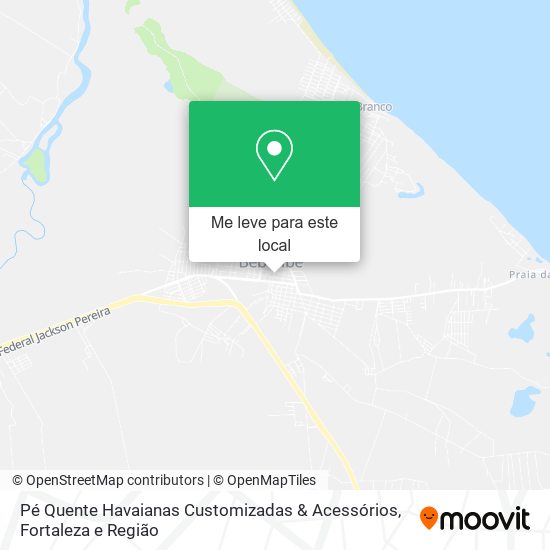 Pé Quente Havaianas Customizadas & Acessórios mapa