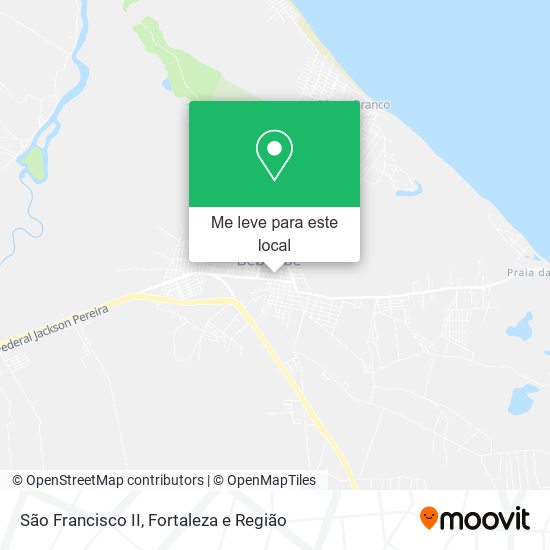 São Francisco II mapa