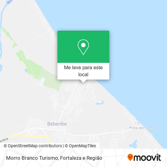 Morro Branco Turismo mapa