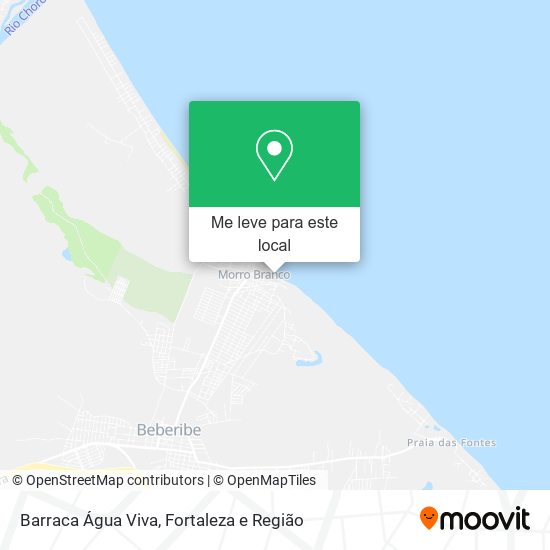 Barraca Água Viva mapa