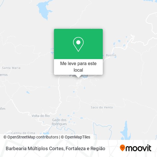 Barbearia Múltiplos Cortes mapa