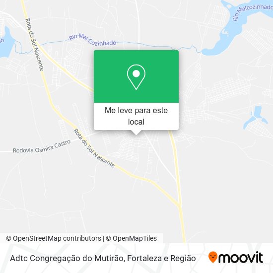 Adtc Congregação do Mutirão mapa