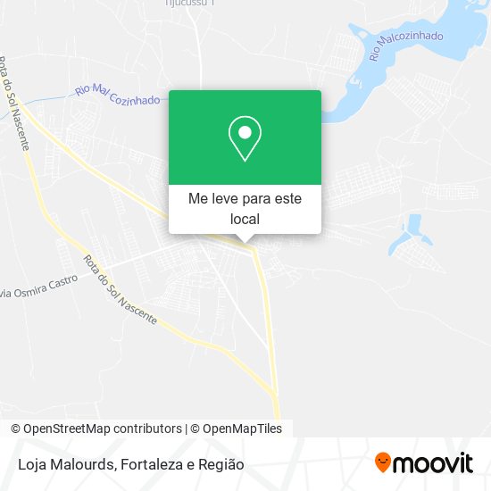 Loja Malourds mapa