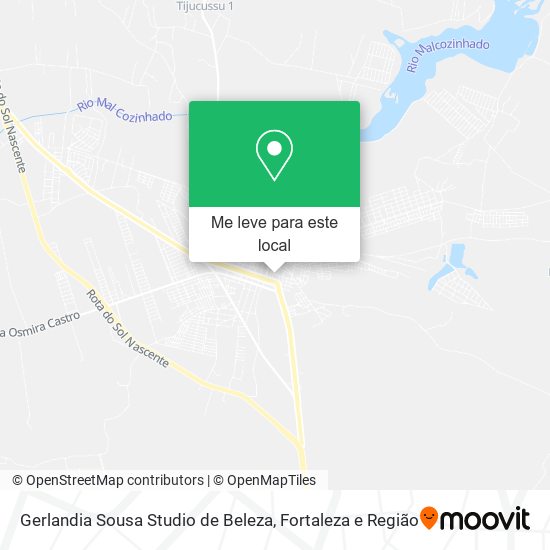 Gerlandia Sousa Studio de Beleza mapa