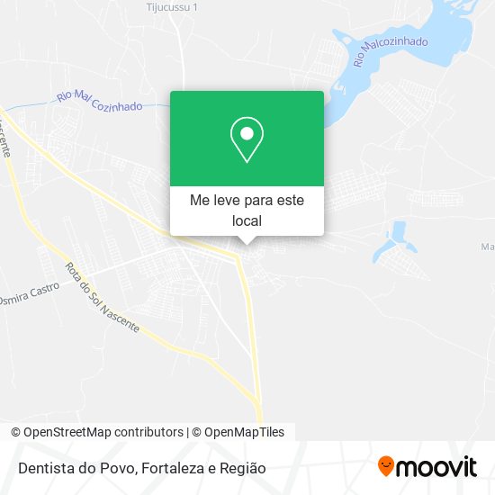 Dentista do Povo mapa