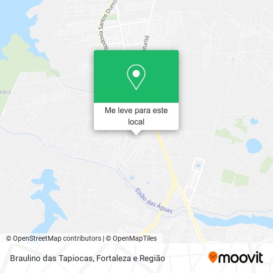Braulino das Tapiocas mapa