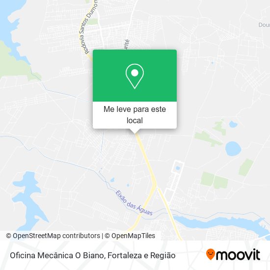 Oficina Mecânica O Biano mapa