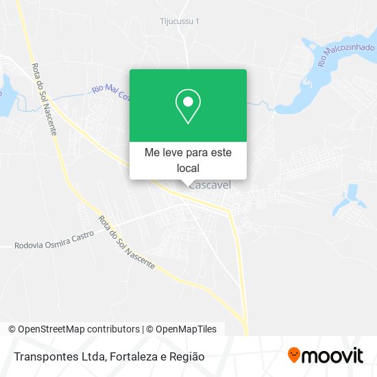 Transpontes Ltda mapa