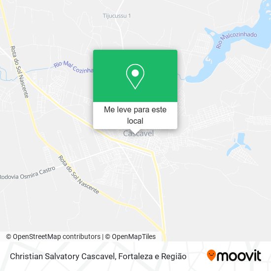 Christian Salvatory Cascavel mapa