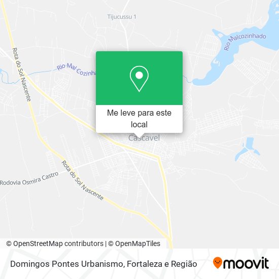 Domingos Pontes Urbanismo mapa