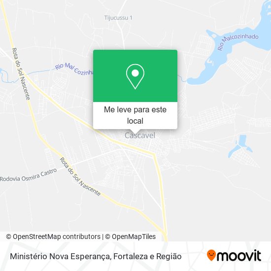Ministério Nova Esperança mapa