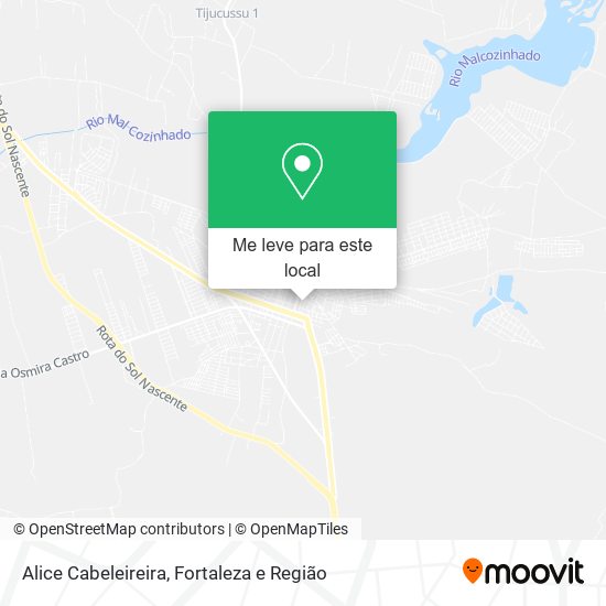 Alice Cabeleireira mapa