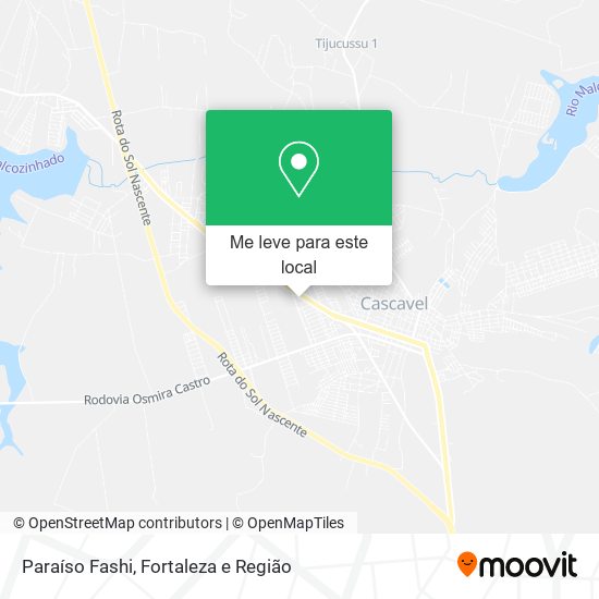 Paraíso Fashi mapa