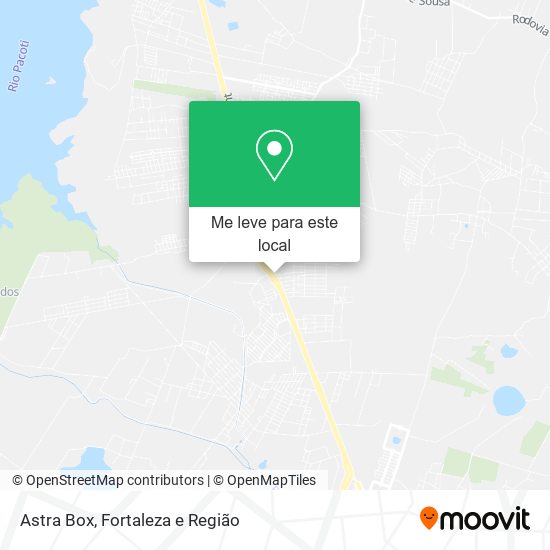 Astra Box mapa
