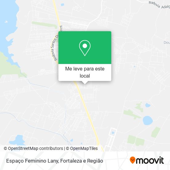 Espaço Feminino Lany mapa