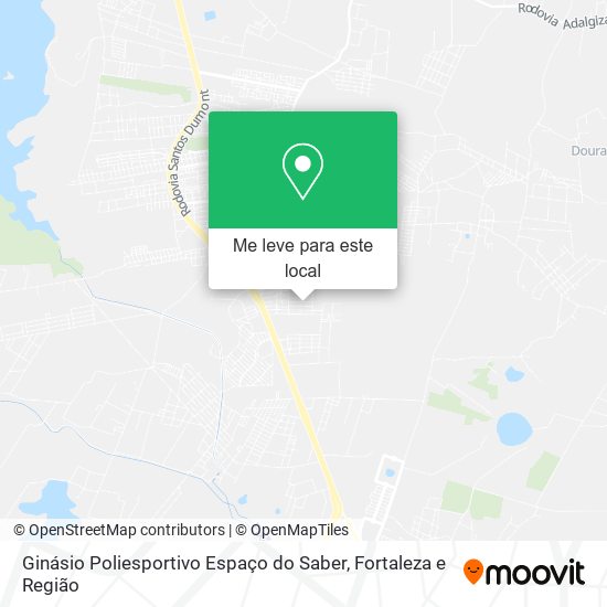 Ginásio Poliesportivo Espaço do Saber mapa