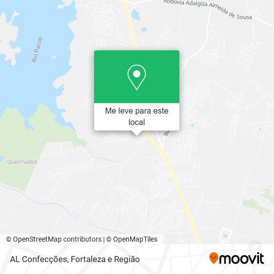 AL Confecções mapa