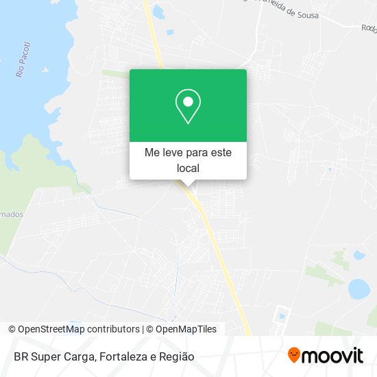 BR Super Carga mapa