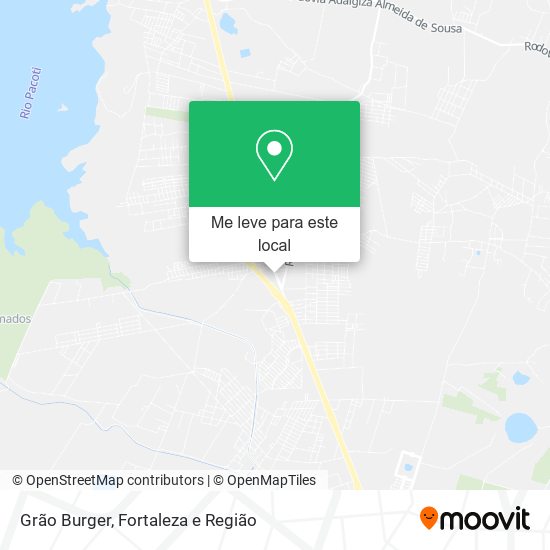 Grão Burger mapa