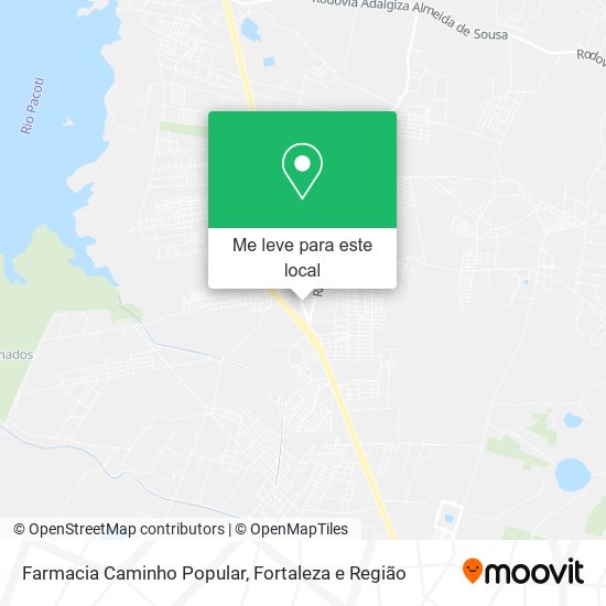 Farmacia Caminho Popular mapa