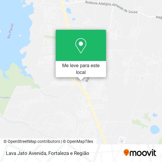 Lava Jato Avenida mapa