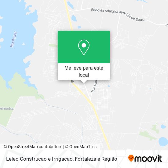 Leleo Construcao e Irrigacao mapa