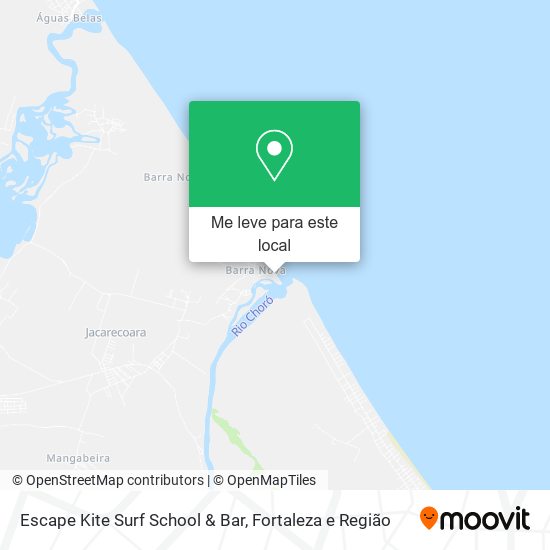 Escape Kite Surf School & Bar mapa