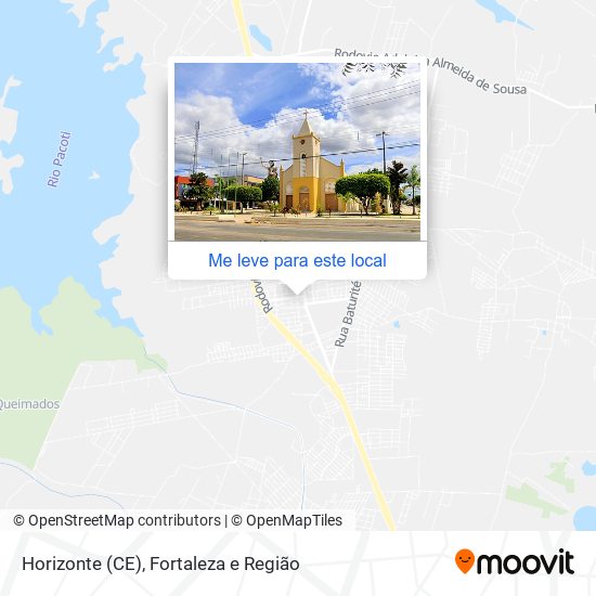 Horizonte (CE) mapa