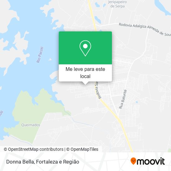 Donna Bella mapa