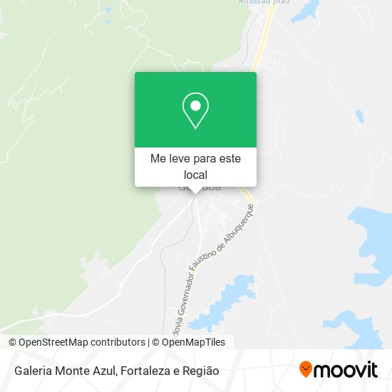 Galeria Monte Azul mapa