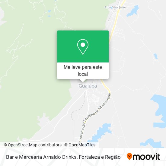 Bar e Mercearia Arnaldo Drinks mapa