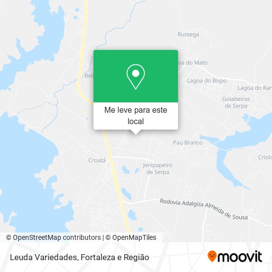 Leuda Variedades mapa