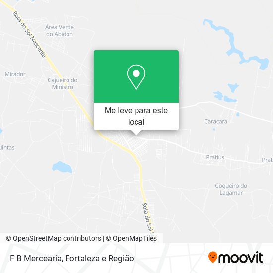 F B Mercearia mapa
