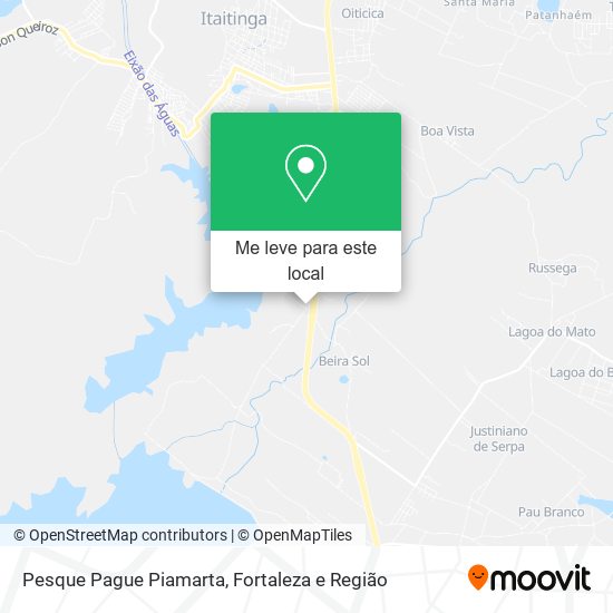 Pesque Pague Piamarta mapa