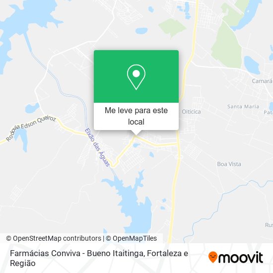 Farmácias Conviva - Bueno Itaitinga mapa