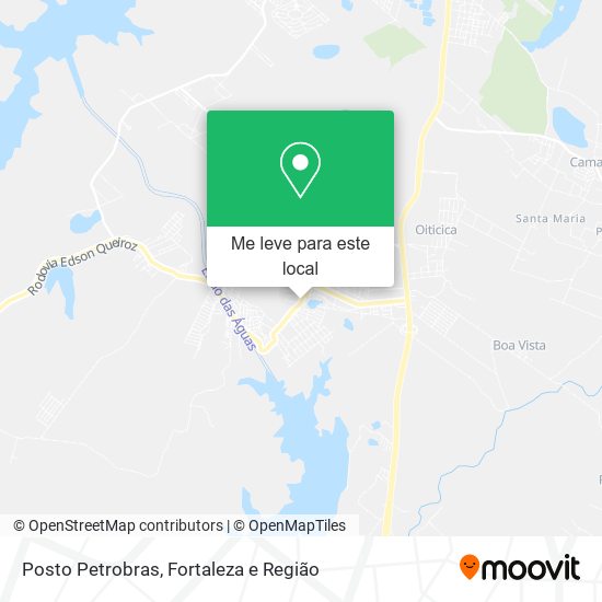 Posto Petrobras mapa