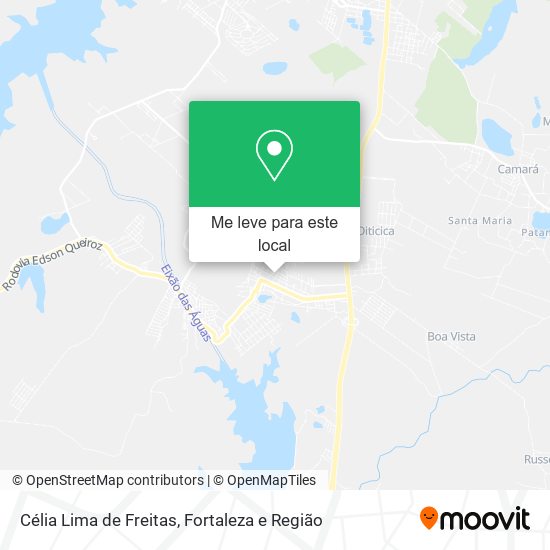 Célia Lima de Freitas mapa