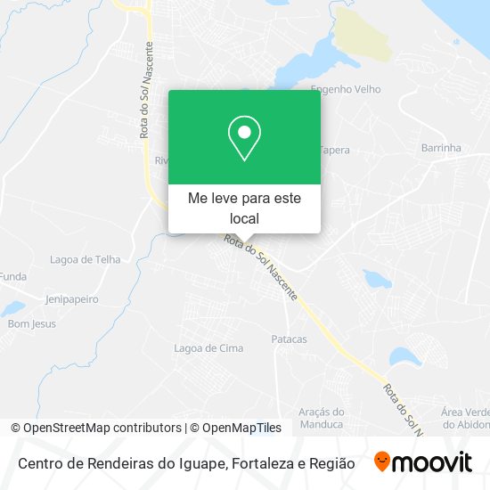 Centro de Rendeiras do Iguape mapa