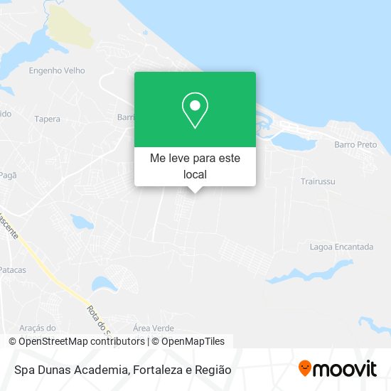 Spa Dunas Academia mapa