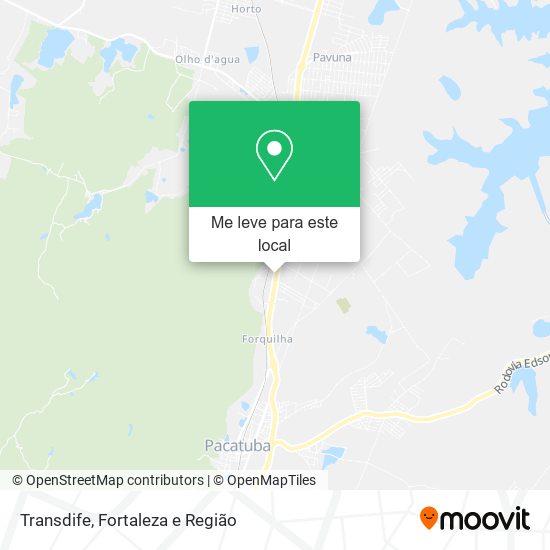 Transdife mapa