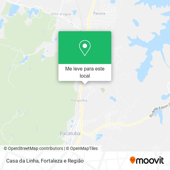 Casa da Linha mapa