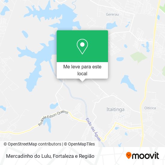 Mercadinho do Lulu mapa