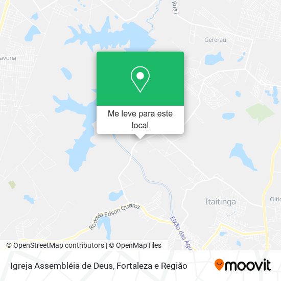 Igreja Assembléia de Deus mapa