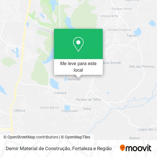 Demir Material de Construção mapa